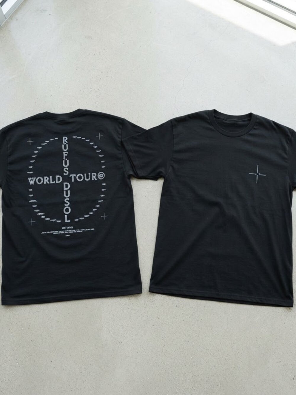 Rüfüs Du Sol World Tour 2026 Black T-Shirt S-4XL